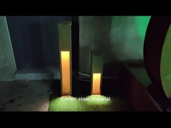 ไฟนอกอาคาร เหล็กคอร์เทน สีแดงสนิม โคมเมทัล เอาท์ดอร์ 10วัตต์